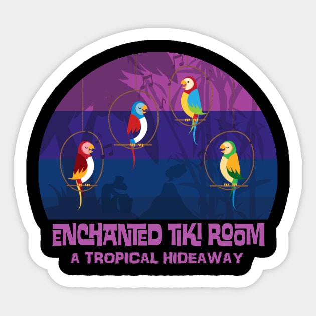 Twilight Tiki Room Sticker by ThisIsFloriduhMan